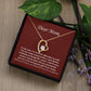 Dear mom- Forever love necklace