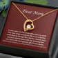Dear mom- Forever love necklace