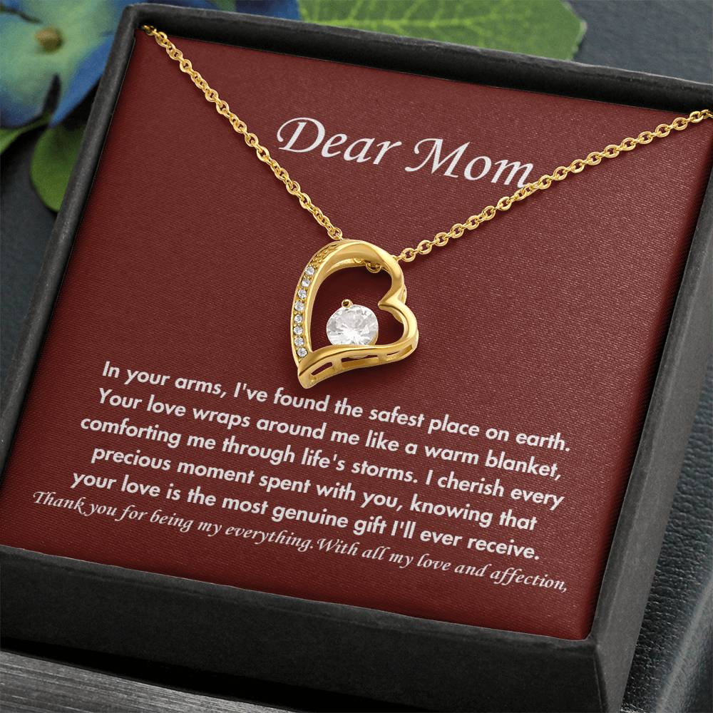 Dear mom- Forever love necklace